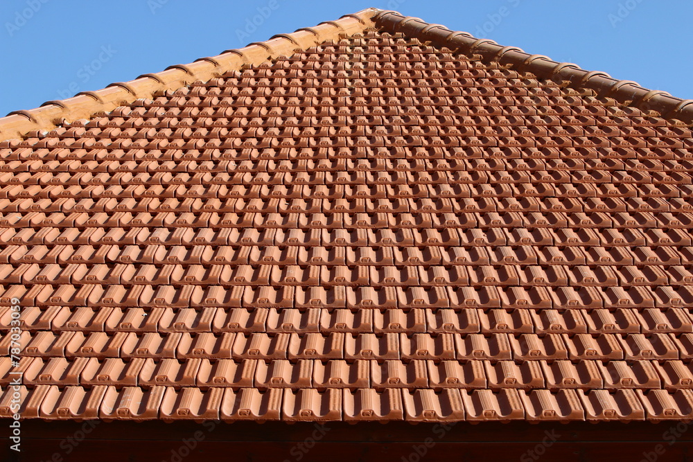 The roof as an architectural detail in the construction of houses. The roof as an architectural detail in the construction of houses.