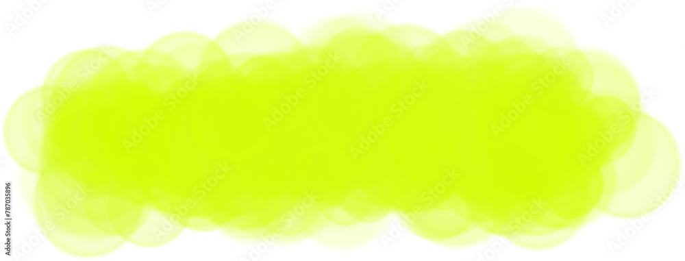Lime-colored fluorescent underline highlighting