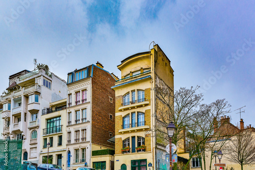 District Montmartre. Fabulous, magnificent Paris in early spring. photo