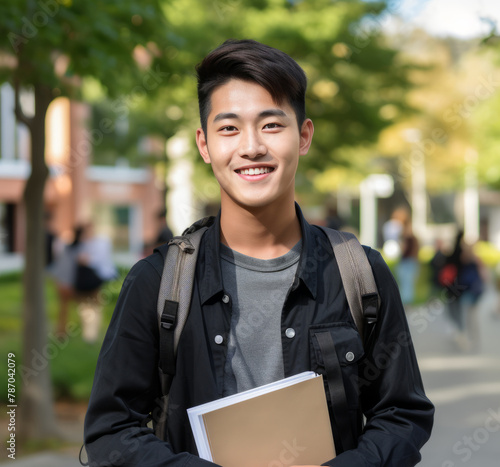 Campus Bound: Aspiring Scholar in Focus