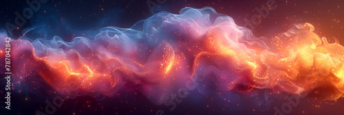 A Digital Abstract Background with a Digital Graphic, Flame Shapes Grainy Gradient Background Abstract Background For Banner HD 