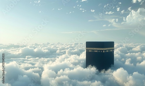 Cloud enveloped kaaba vista 