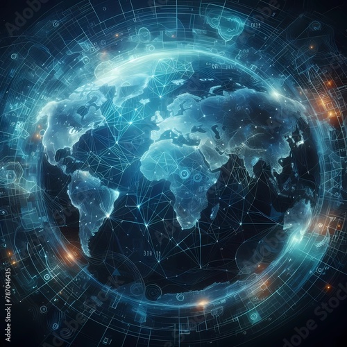 Global Connectivity and Network Integration Represented Through a Digital Earth