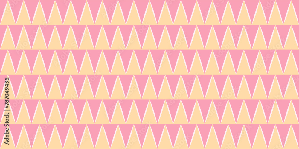 Geometric seamless pattern zigzag for wallpaper, fabric and background