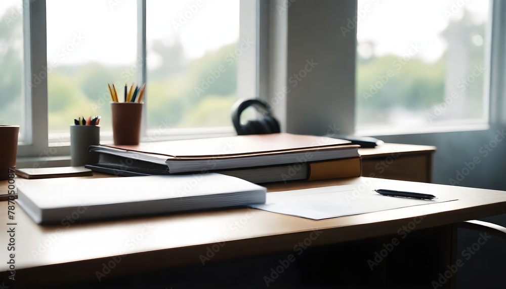 office interior with desk