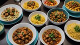 Cheeni-rise-dishes