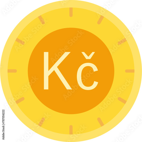 Czech Republic Koruna Coin Icon