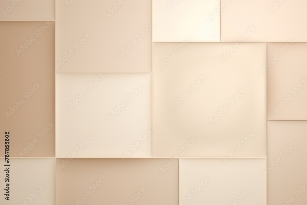 Obraz premium Beige minimal background. Generative AI