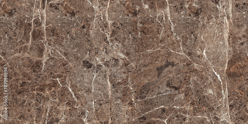 Coffee brown marble background  rusty surface with seamless white veining pattern  use for ceramic flooring tiles design