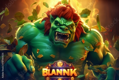 Casino banner blanka slot. Generative AI photo