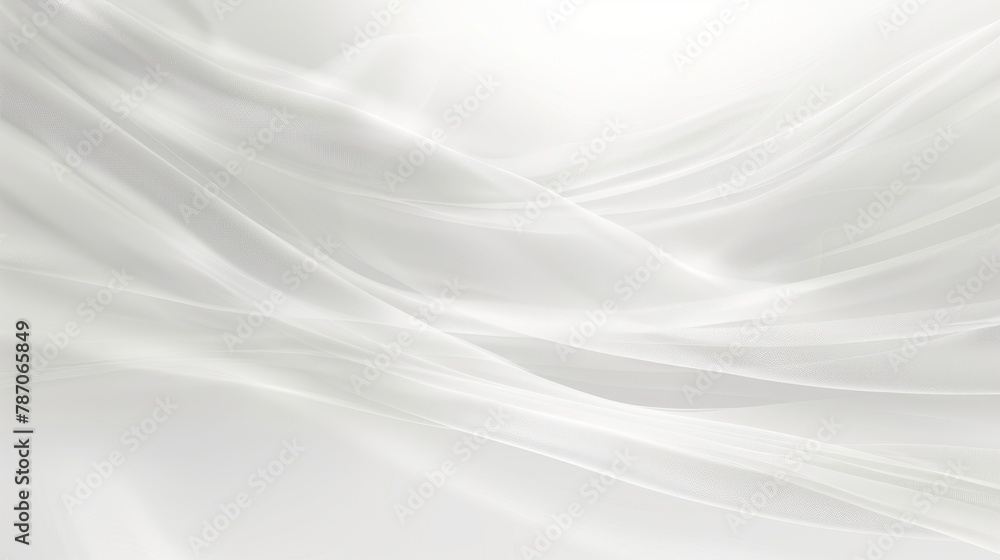 Abstract white background with smooth lines