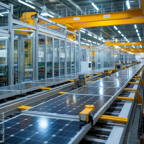 fabbrica di impianti fotovoltaici photo