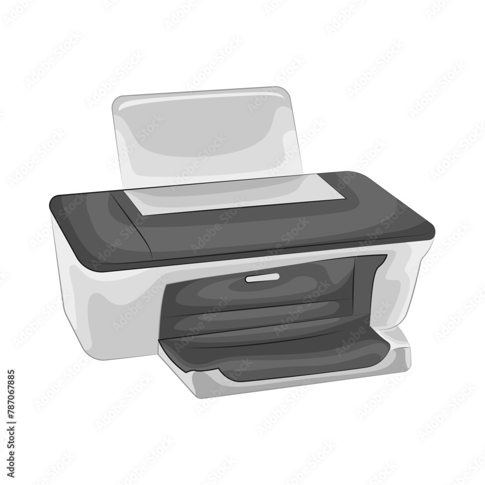 Illustration of printer Illustration of printer