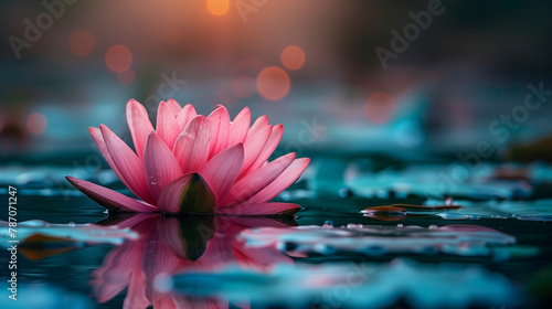 lotus flower in the pond