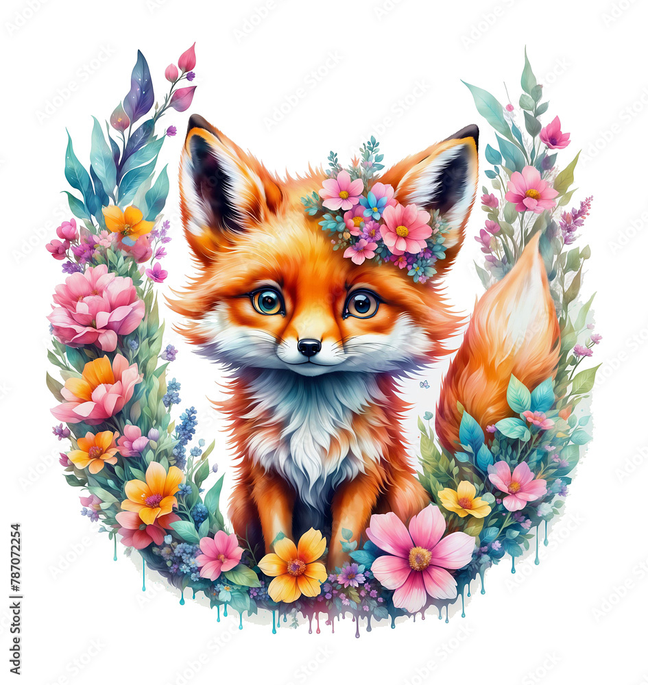 Fox Stickers - Generative AI Fox Stickers - Generative AI