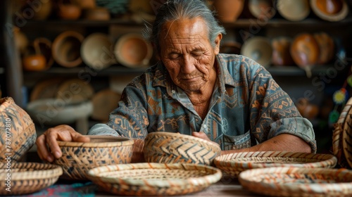 Local Artisans  Document artisans at work  crafting traditional handicrafts or artwork. 