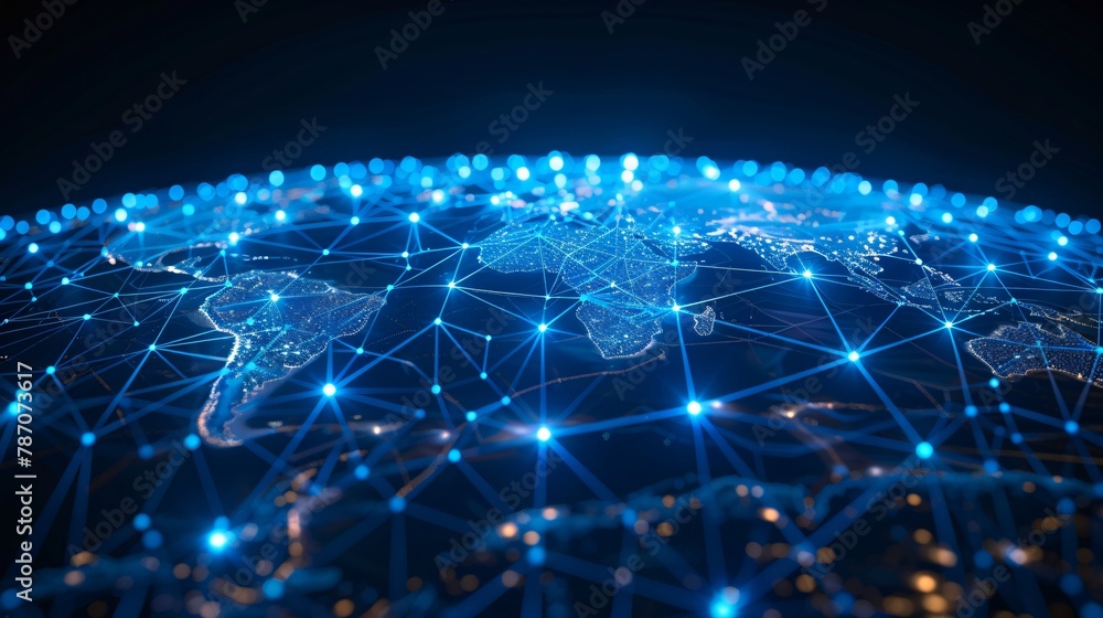 Global Communication Network with Digital Nodes Global Communication Network with Digital Nodes