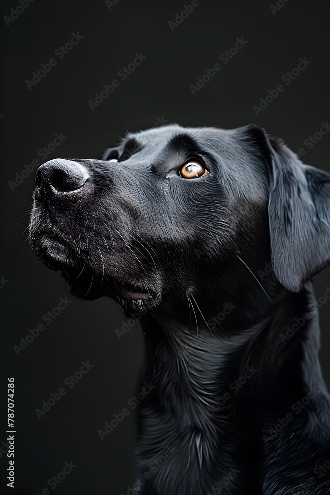 Captivating Canine Capture A Dramatic Minimalist Dog Portrait in Editorial Photography Style Captivating Canine Capture A Dramatic Minimalist Dog Portrait in Editorial Photography Style