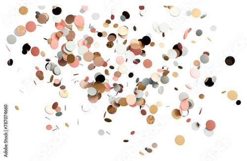 PNG Confetti backgrounds celebration decoration. AI generated Image by rawpixel.
