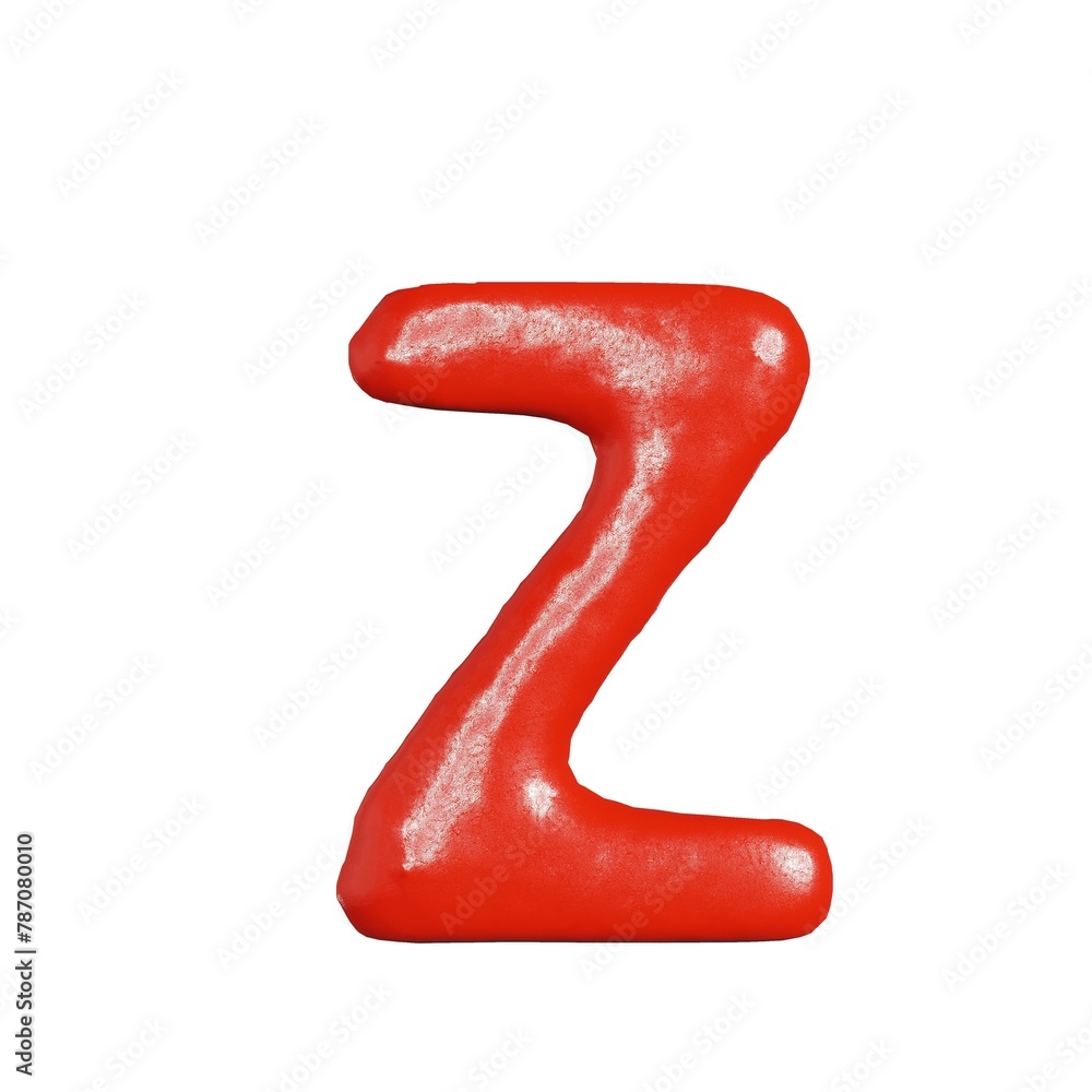 3d render of isolated on white ketchup alphabet font top view for food or restaurant kitchen concept 3d render of isolated on white ketchup alphabet font top view for food or restaurant kitchen concept