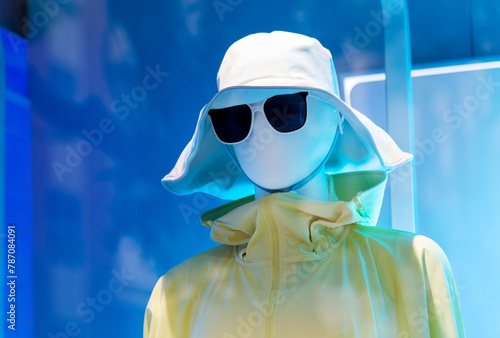 Sun-protective clothing in the store