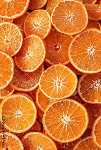 orange slices background