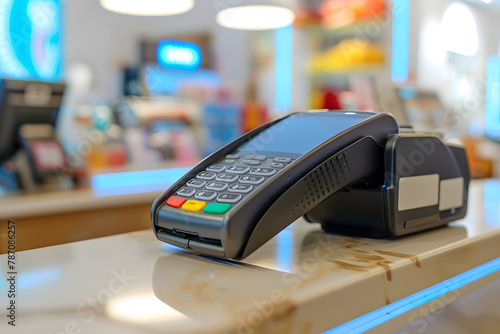 Point of sale counter cashier, global wireless card payment technology