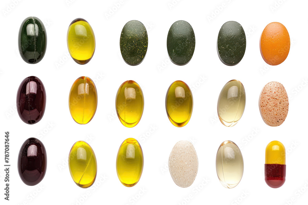Collage of vitamin pills
.isolated on white background Collage of vitamin pills
.isolated on white background