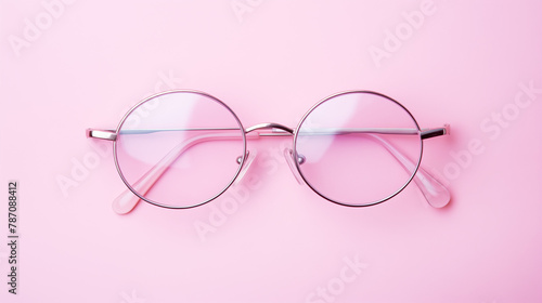 pink glasses with heart © qaiser