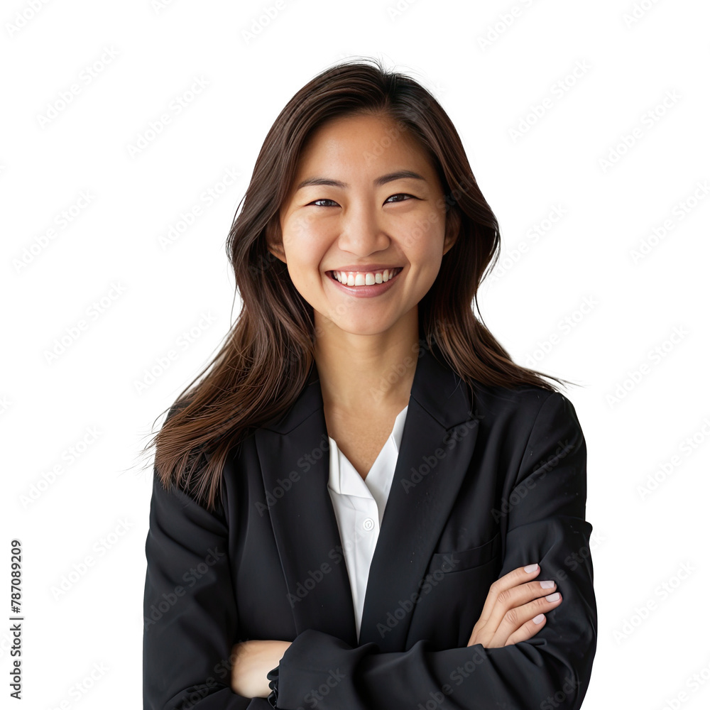 Asian businesswoman portrait. Beautiful businesswoman wearing black suit. Asian businesswoman portrait. Beautiful businesswoman wearing black suit.