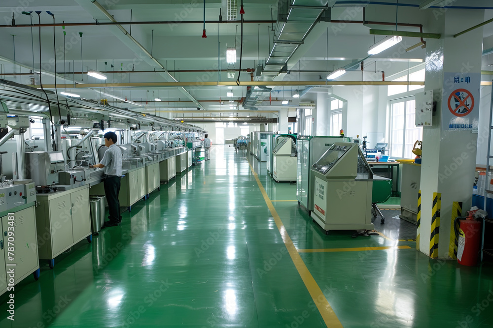 Factory for making spectacle lenses and frames, myopia glasses, sunglasses, production line Factory for making spectacle lenses and frames, myopia glasses, sunglasses, production line