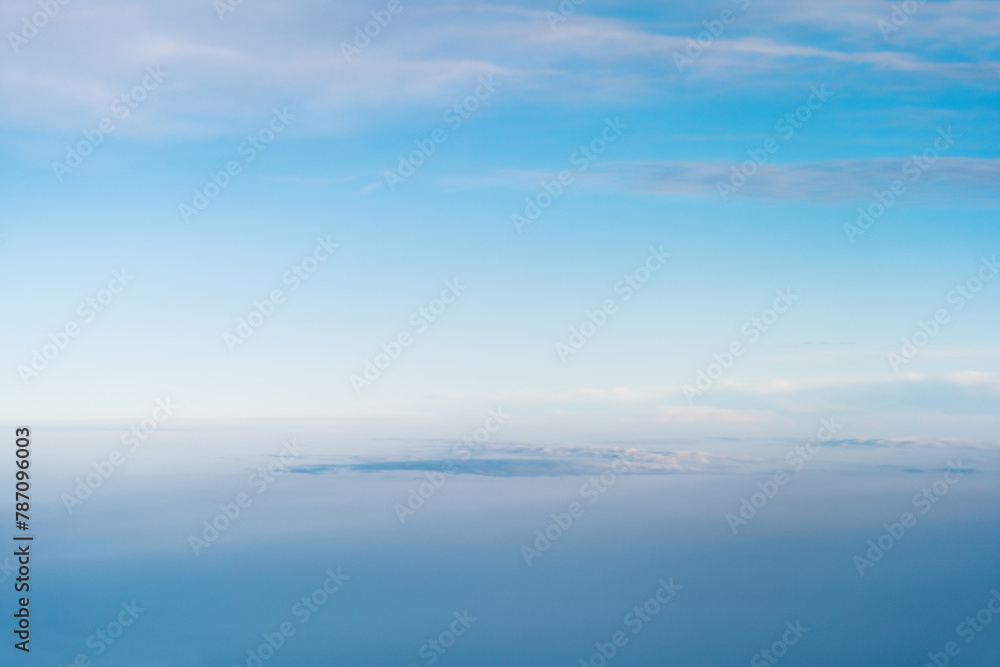 Fototapeta premium Airplane view of sky and cloud