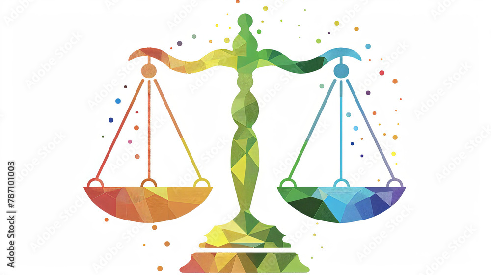 An individual explores the concept of equality amidst chaos in a raw and artistic style, captured in a digital image. An individual explores the concept of equality amidst chaos in a raw and artistic style, captured in a digital image.