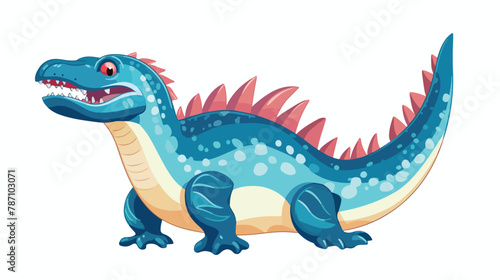 Ocean dinosaur icon. Cartoon of ocean dinosaur vector