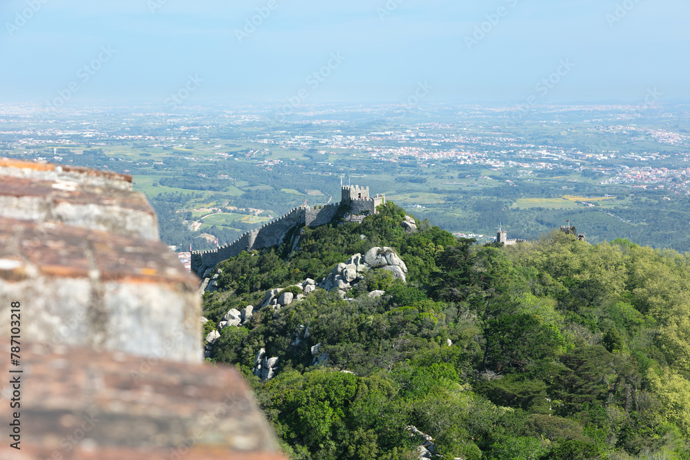 Castle of moors in Sintra, Portugal Castle of moors in Sintra, Portugal