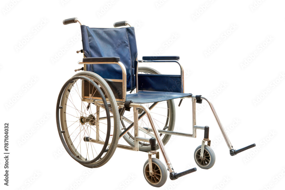 Fototapeta premium Rolling walker sitting type isolated on white background