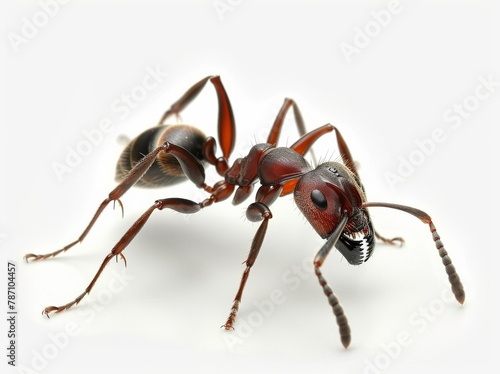 ant isolated on white background © Андрей Трубицын