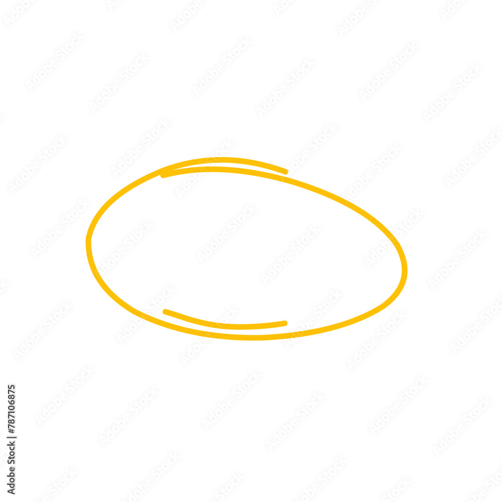 handdrawn gold oval frame handdrawn gold oval frame