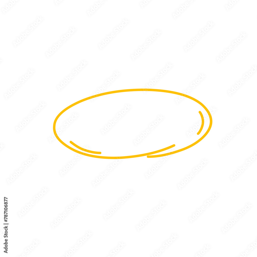 handdrawn gold oval frame handdrawn gold oval frame