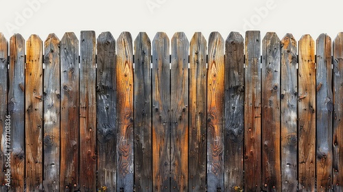 Rustic Wooden Fence photo