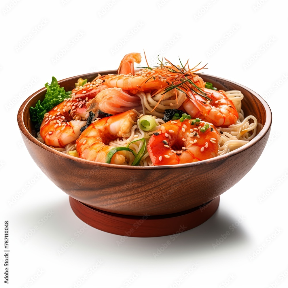 Japanese dish photograph Isolated on white background Japanese dish photograph Isolated on white background
