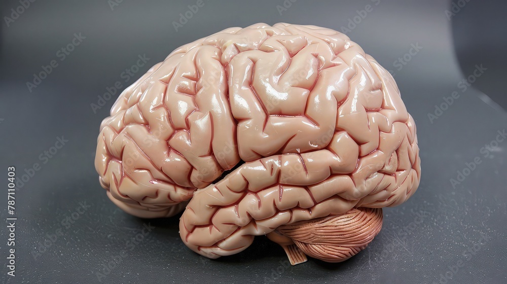 Fluffy soft human brain imitation. Fluffy soft human brain imitation.
