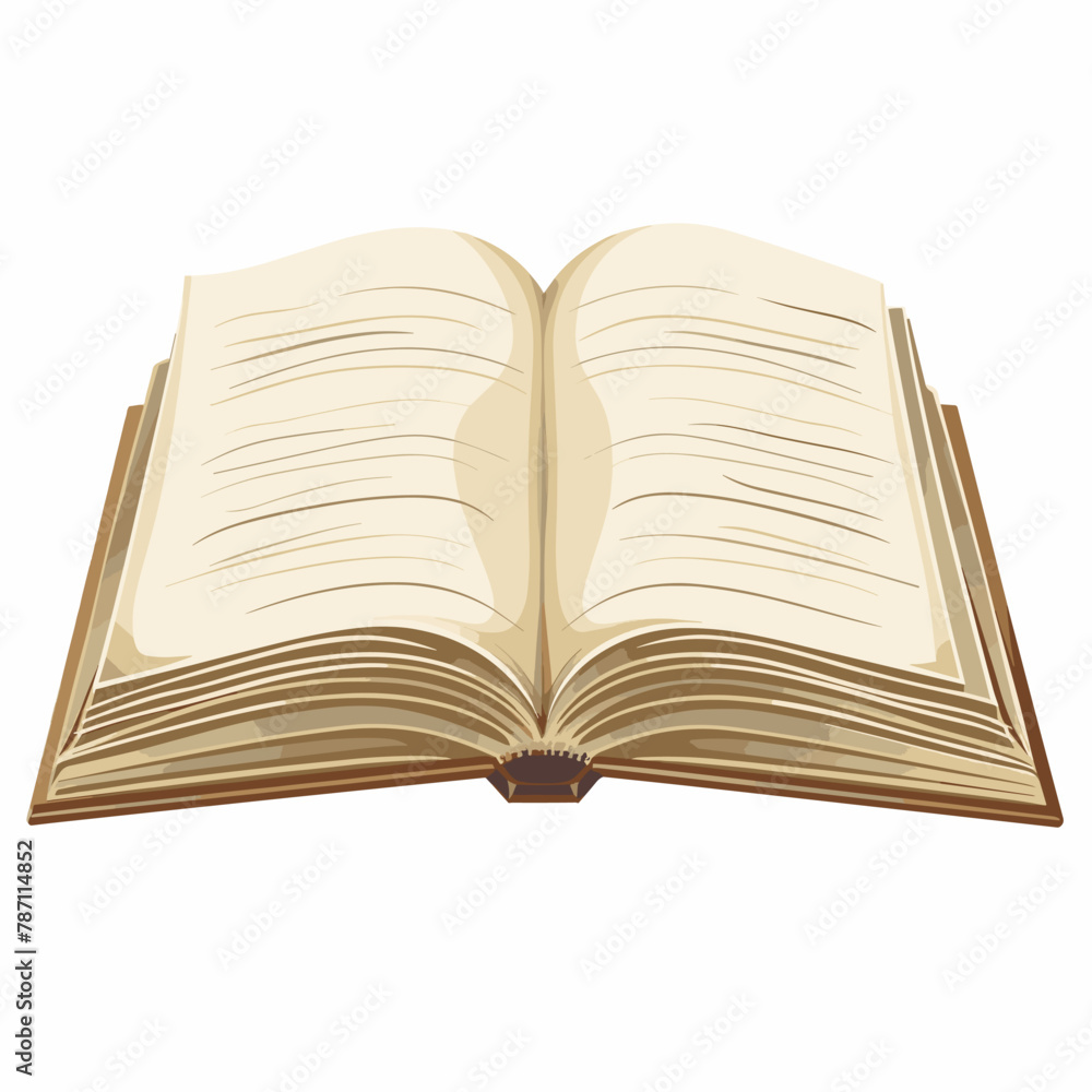 vector open book on white background .Generative AI vector open book on white background .Generative AI