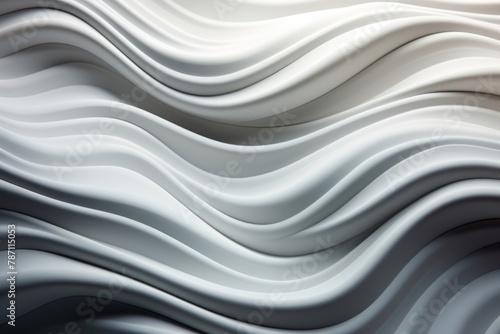 This design features a white wave pattern with gradual variations. The waves repeat in a rhythmic manner throughout the image
