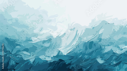 Abstract background of sea mood oil painting style photo