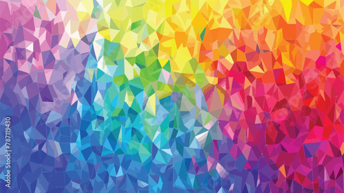 Abstract multicolor mosaic backdrop. Geometric low 