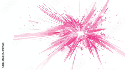 Abstract pink background. fractal explosion star 