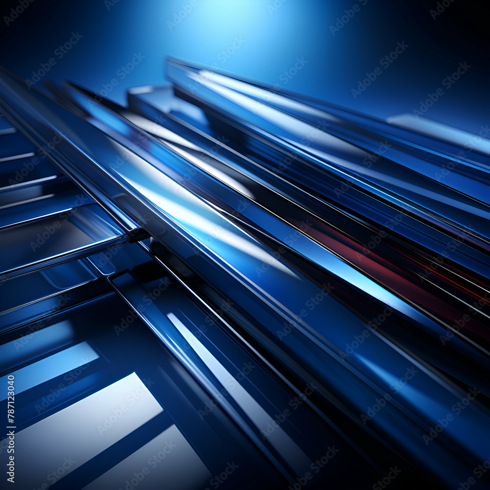 abstract blue metal background with some smooth lines in it abstract blue metal background with some smooth lines in it