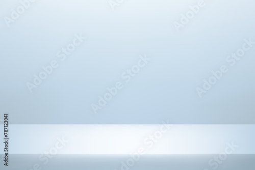 Grey studio room background. Space for selling products on the website. Grey background. Vector illustration.