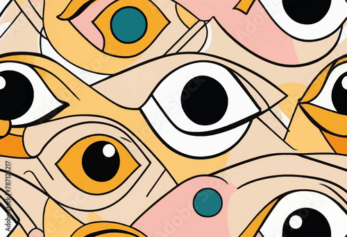Doodle Art of Eye Creating a Hand Drawn Doodle Sketch